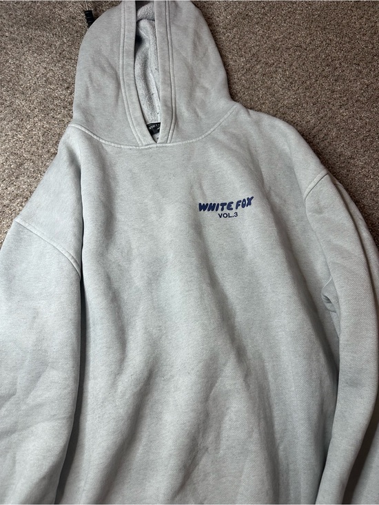 White Fox Boutique Tops - WHITE FOX Vol.3 Light Gray Hoodie